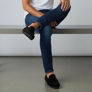 TOD’S - MEN’S SIZE 9 - BLACK SUEDE - SLIP ON CITY DRIVING LOAFERS SHOES -S2